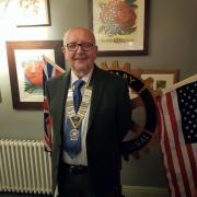 New Rotary Club of Chingford president Robert Freeland