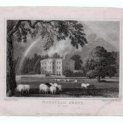 Wanstead Grove was rebuilt in 1822. This drawing is by J.P.Neale, from Jones Views of the seats, mansions and castles of noblemen and gentlemen in England