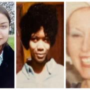 Left to right: Sophia Yuferev, Lillian John-Baptiste and Rosslyn Wolff, whose inquests all heard evidence of failures by NHS mental health trusts