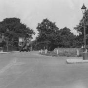 Station Road at the junction of ‘The Green’, Chingford, c1920