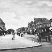 The Parade in Station Road, North Chingford, in 1907