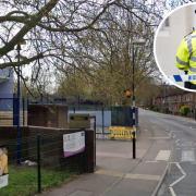 The stabbing took place in Markhouse Road near to Kelmscott School