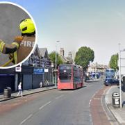 London Fire Brigade was called to Hoe Street in Walthamstow earlier today (July 27)