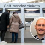 People don't always  have a choice but to buy rail tickets from machines (Image: PA)