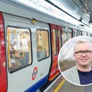 Cllr Paul Donovan (inset) is calling for free or cheap public transport (Image: TfL)