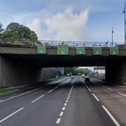The woman fell onto the North Circular in South Woodford