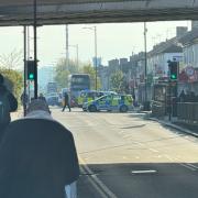 Picture from scene of incident in Ilford