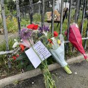 Floral tributes have been laid at Jacob's House where the five-year-old died after falling from the apartment block