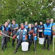 Thames21's volunteers at a citizen science event