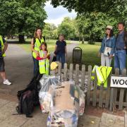 Cllr Paul Donovan at a Wanstead litter-pick  Image: Paul Donovan