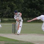 A vital victory: Buckhurst Hill, batting, opened up a cushion over Hadleigh and Thundersley in the Division One promotion race with a convincing win over Wickford on Saturday. Picture: Ken Mears
