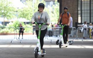 E-scooter rental trials have been taking place in London, but injury figures have been released. Credit: PA