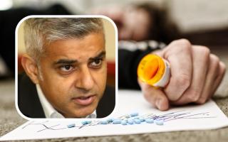 The London Assembly health committee has called on Mayor of London Sadiq Khan to adopt a new approach to tackling drug deaths. Photos: Pixabay/Newsquest
