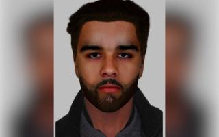 An e-fit of the suspect has been released by police