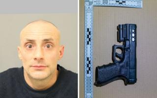 A gun was found after police were called to Ricky Anderson's home in Woodford Green