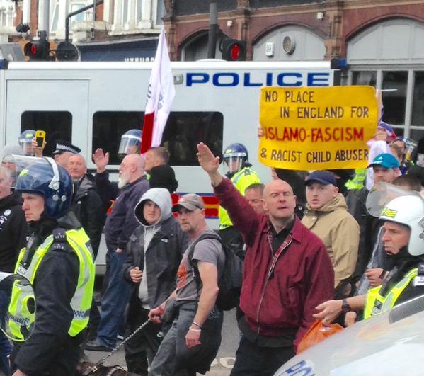 EDL supporters gave Nazi salutes on VE Day weekend march | East London and  West Essex Guardian Series
