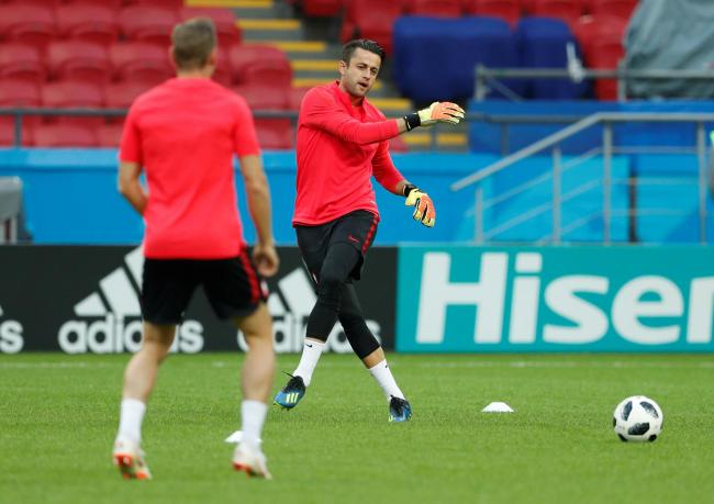 Lukasz Fabianski an unused substitute as Poland are dumped out of the World Cup by Colombia. Picture: Action Images.